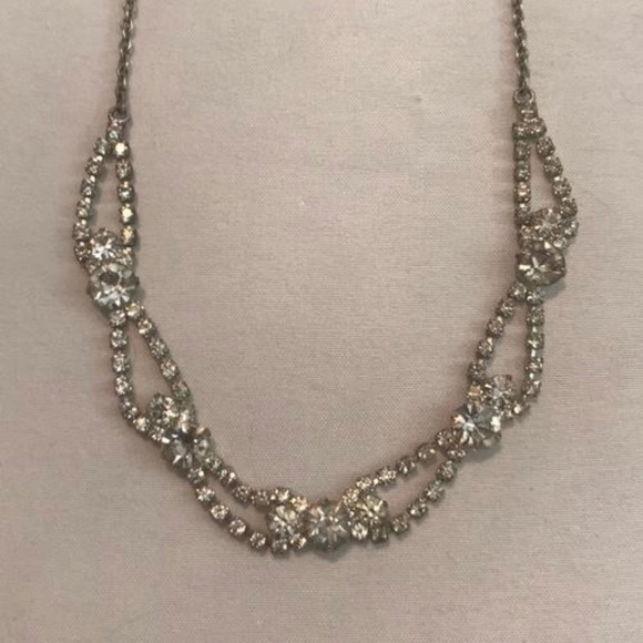 Cache Jewelry - Cache Silver Rhinestone Necklace